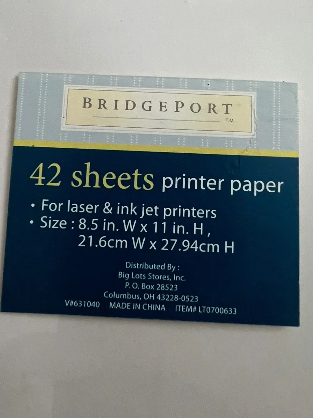 🔴New Vintage Bridgeport Red Green Poinsettia Printer Paper Letterhead 42 Sheets